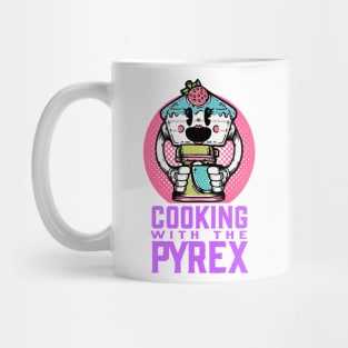 the joys of cooking with text Mug